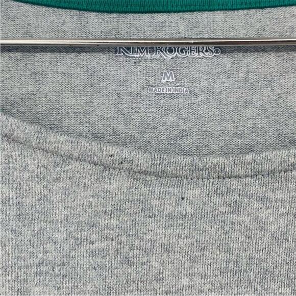 Kim Rogers Gray Noel Long Sleeve Tunic Top - Picture 4 of 6